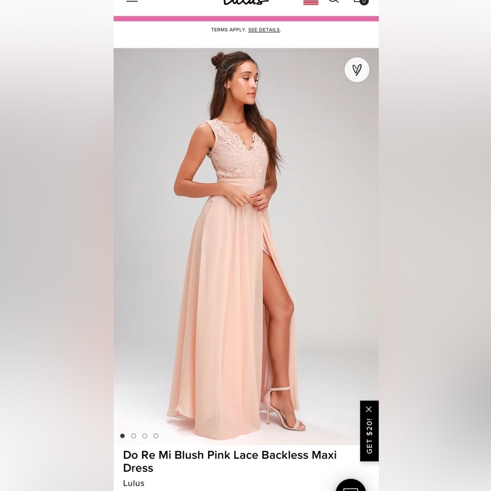 Do Re Mi Blush Pink Lace Backless Maxi Dress from Lulu’s